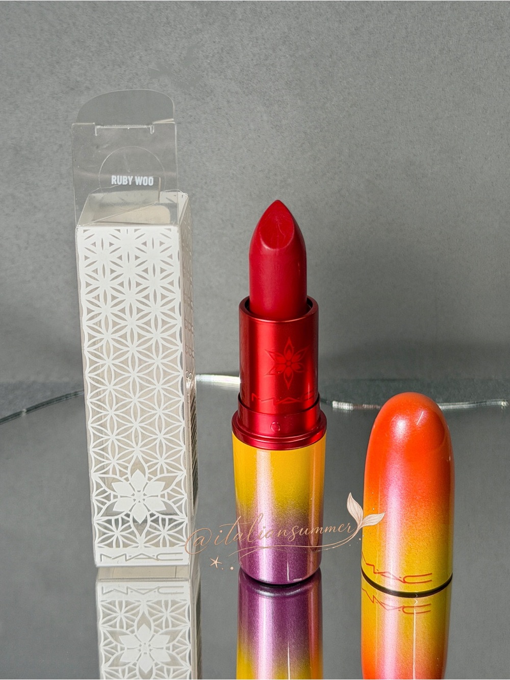 MAC Honor of Kings Limited Edition Lipstick Ruby Woo New In Box